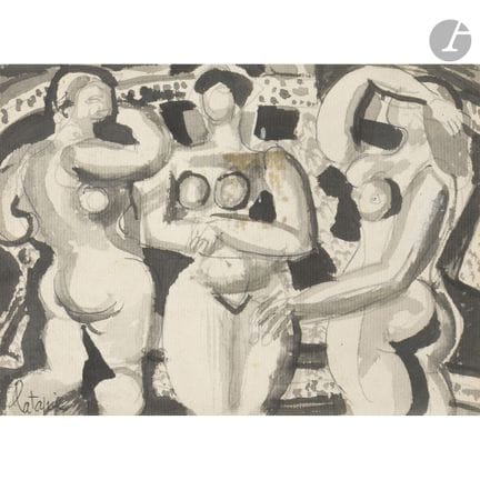 Louis LATAPIE (1891-1972)
Triade. Les trois hercul