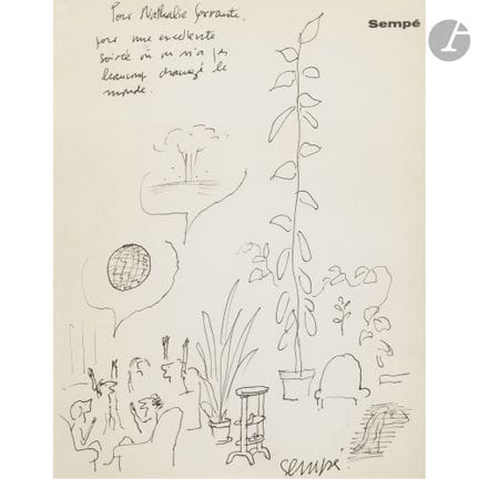 Jean-Jacques SEMPÉ (1932-2022)
La Soirée pour chan