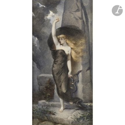 André-Charles VOILLEMOT (1822-1893)
Femme symbolis