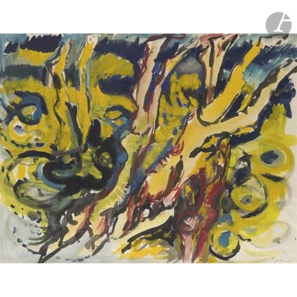 Édouard PIGNON (1905-1993)
Les Plongeurs, 1965
Gou