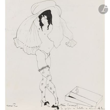 Leonor FINI (1908-1996)
« Adieu Carrousel ! Je pré