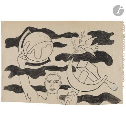 Nadia KHODOSSIEVITCH-LÉGER (1904-1982)
L’Homme à l