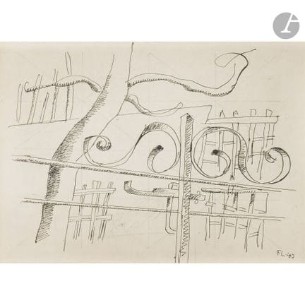 Fernand LÉGER (1881-1955)
L’Arbre et la grille, 19