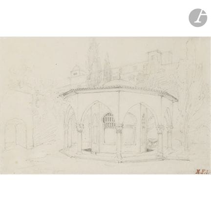 Léon MOREL-FATIO 
(Rouen 1810 - Paris 1871)
Fontai