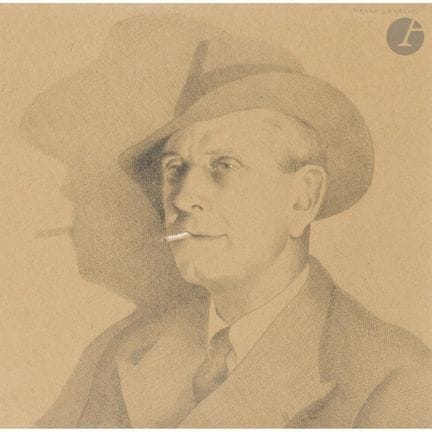 Pierre de BELAY (1890-1947)
Portrait d’homme à la 