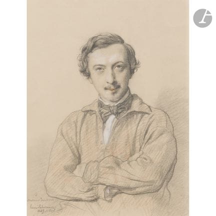 Henri LEHMANN (Kiel 1814 - Paris 1882)
Portrait de