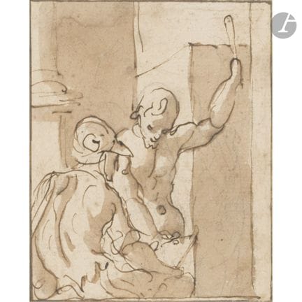 ÉCOLE FLORENTINE du XVIe siècle
Vulcain et Mars
Pl