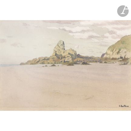Charles Victor GUILLOUX (1866-1946)
Bord de mer en