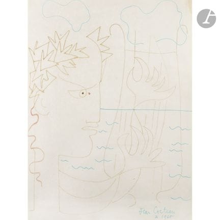 Jean COCTEAU (1889-1963)
Orphée à la Lyre, 1960
Ma