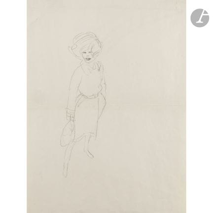 René GRUAU (1909-2004)
Projet pour l’affiche « Roy