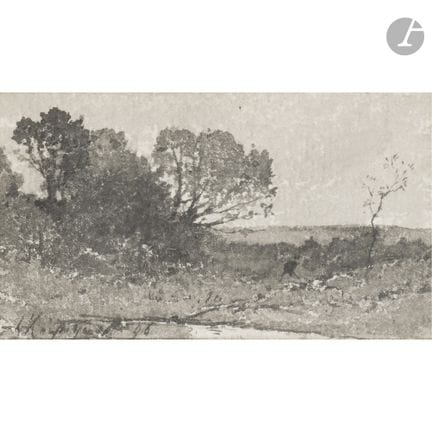 Henri-Joseph HARPIGNIES 
(Valenciennes 1819 - Sain