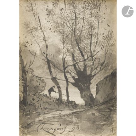 Henri-Joseph HARPIGNIES 
(Valenciennes 1819 - Sain