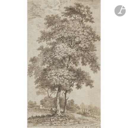 ÉCOLE FRANÇAISE de la fin du XVIIIe siècle
Étude d