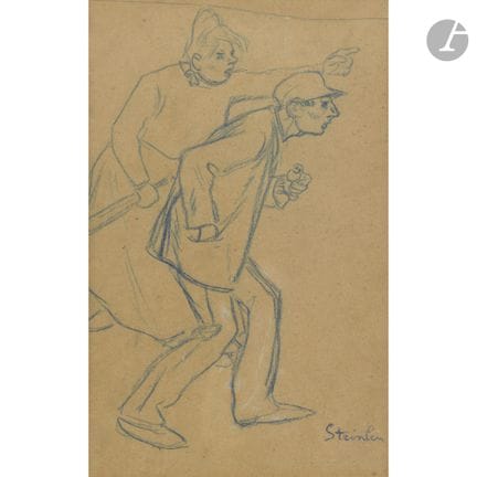 Théophile Alexandre STEINLEN (1859-1923)
« Quand t