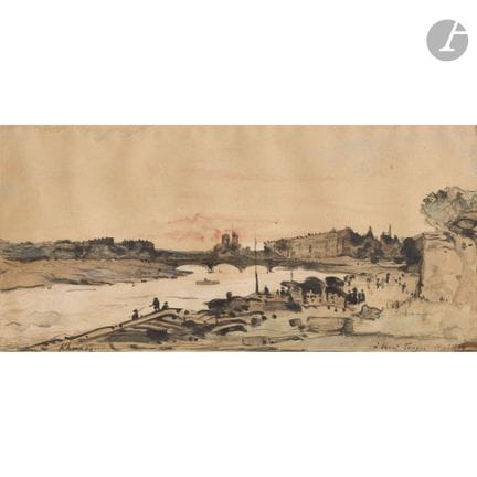 Henri Joseph HARPIGNIES (Valenciennes 1819 - Saint