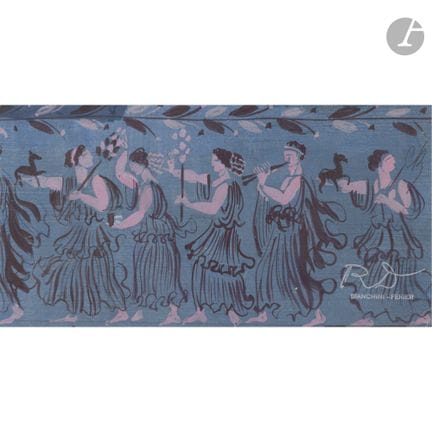 Raoul DUFY (1877-1953)
Une procession de danseurs 