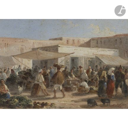 Attribué à Anton Sminck PITLOO 
(Arnhem 1790 - Nap