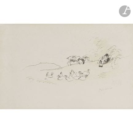Julius Pincas dit PASCIN (1885-1930)
Le Repos près