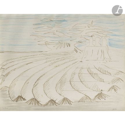 Lucien COUTAUD (1904-1977)
Sans titre (Paysage sur