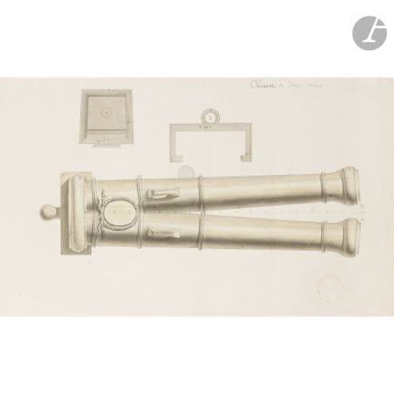 ÉCOLE FRANÇAISE du XVIIIe siècle
Canon à deux âmes