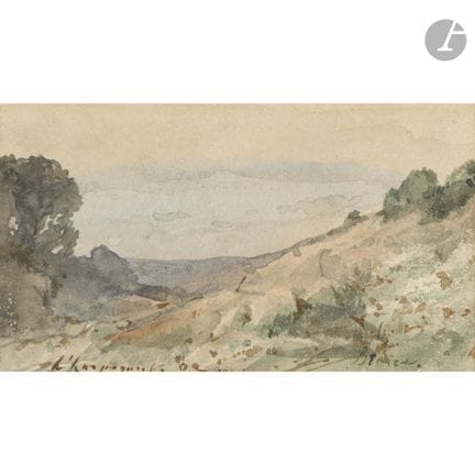 Henri-Joseph HARPIGNIES 
(Valenciennes 1819 - Sain