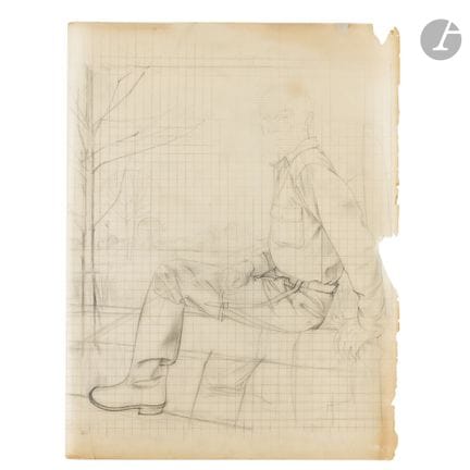 Bernard BOUTET DE MONVEL (1881-1949)
Homme assis a