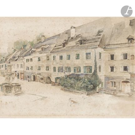Rudolf VON ALT (Alservorstadt 1812 - 1905)
Place d