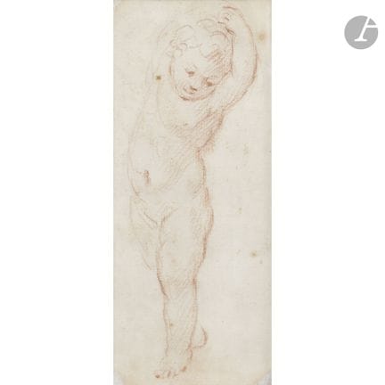 ÉCOLE ITALIENNE du XVIIe siècle
Putto
Sanguine.
17