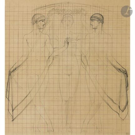 Bernard BOUTET DE MONVEL (1881-1949)
Les Trois Grâ
