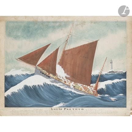 Paul-Émile PAJOT (1870-1930)
Le Dundée caboteur : 