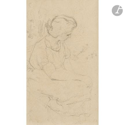 Édouard VUILLARD (1868-1940)
Femme assise au jardi