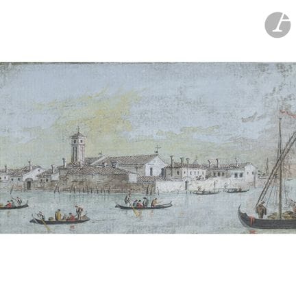 Giacomo GUARDI 
(Venise 1764 - 1835)
Venise
Encre 