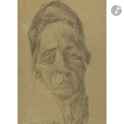 Jacques VILLON (1875-1963)
Portrait de femme
Mine 