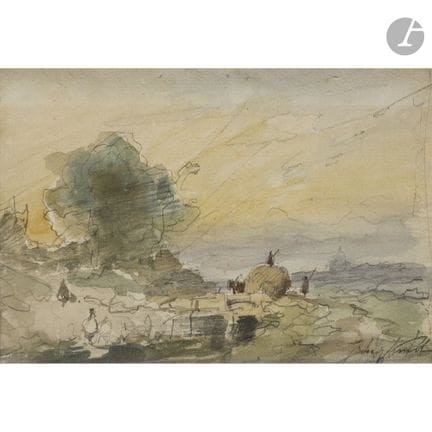 Johan-Barthold JONGKIND (Lattrop 1819 - Saint-Égrè
