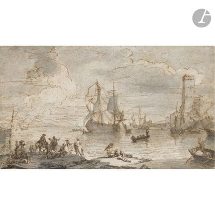 Attribué à Adrien MANGLARD (Lyon 1695 - Rome 1760)