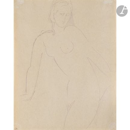 Amedeo MODIGLIANI (1884-1920)
Nu de femme debout -