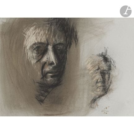 Jean HÉLION (1904-1987)
Dans le miroir, 1964
Paste
