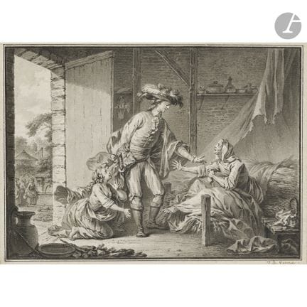 ÉCOLE FRANÇAISE du XVIIIe siècle
Le Roi de Suède d