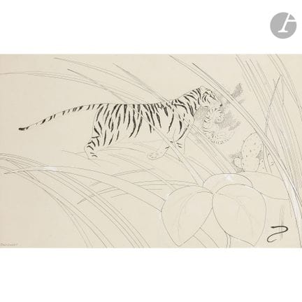 Guy-Pierre FAUCONNET (1882-1920)
Tigre et son peti