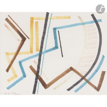 Alberto MAGNELLI (1888-1971)
Composition, 1963
Feu