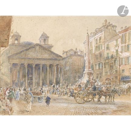 Rudolf VON ALT 
(Alservorstadt 1812 - 1905)
Le Pan