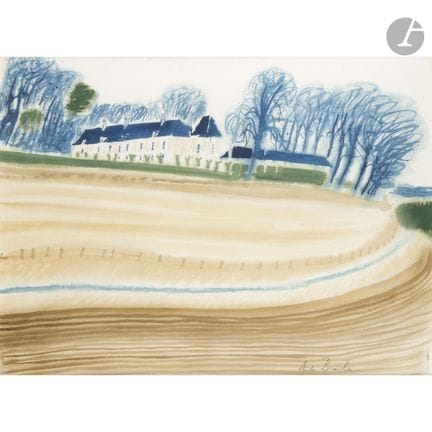 André BRASILIER (1929-2026)
Loupeigne, 1983
Aquare