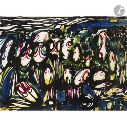 Claude VISEUX (1927–2008)
The Voyeur, 1957
Oil on 