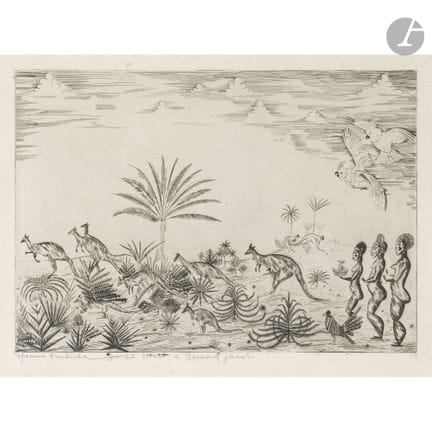 Joseph HECHT (Polish, 1881–1952)
Oceania. (Plate f