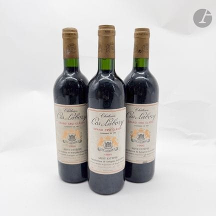 3 B CHÂTEAU COS LABORY (1 B.G; e.t.h. dont 1 e.a; 