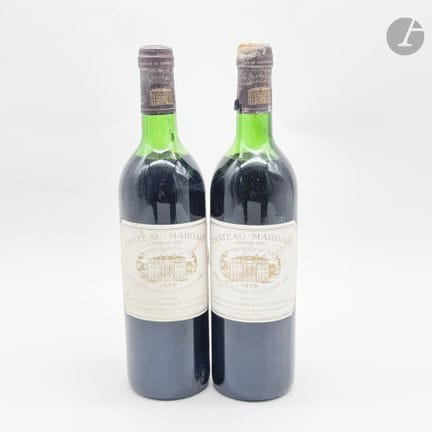 2 B CHÂTEAU MARGAUX (1 H.E.+; 1 H.E; e.t.h. légère