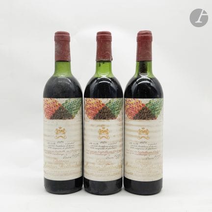 3 B CHÂTEAU MOUTON ROTHSCHILD (H.E.+; e.f.s; 1 c.c