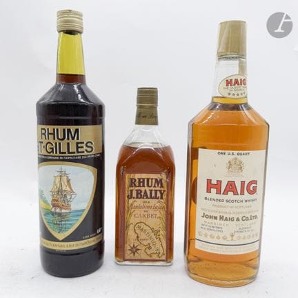 1 瓶 拉朱斯·杜·卡贝特种植园朗姆酒 75 cl 45%（3.5 厘米；等），J.Bally，NM