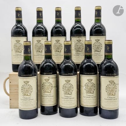 10 B CHÂTEAU GRUAUD LAROSE (2 B.G; e.t.h. dont 1 e