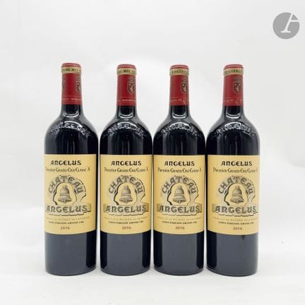 4 B CHÂTEAU ANGELUS (Caisse Bois d'origine de 6 re